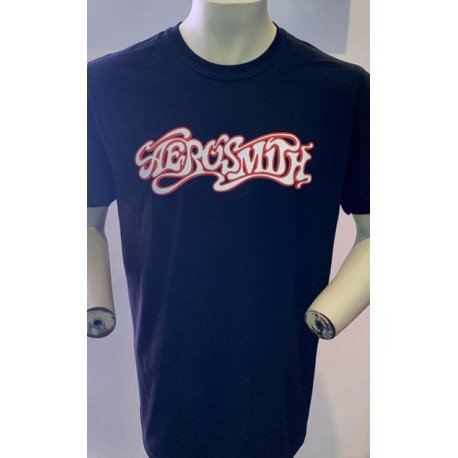 AEROSMITH Logo (BLACK) T-SHIRT L