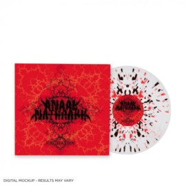 ANAAL NATHRAKH  ESCHATON LP MILKY CLEAR W/ BLACK & RED SPLATTER VINYL