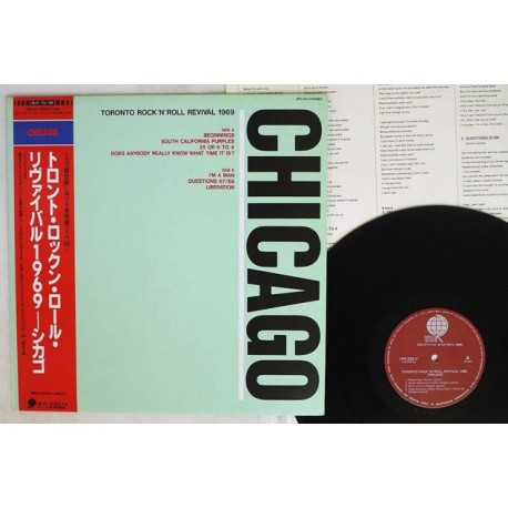 CHICAGO Toronto Rock 'N' Roll LP Japan OBI VINYL