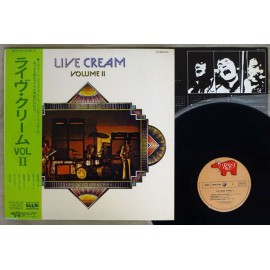 CREAM Live Cream Volume II LP Japan OBI VINYL