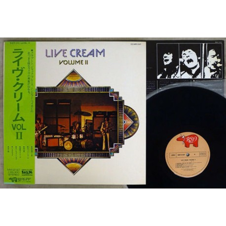 CREAM Live Cream Volume II LP Japan OBI VINYL