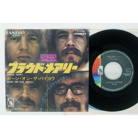 CREEDENCE CLEARWATER REVIVAL   PROUD MARY SINGLE 7" Japan VINYL