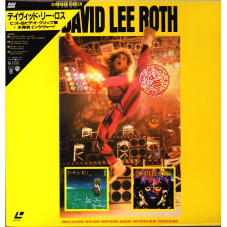 DAVID LEE ROTH  David Lee Roth  LASERDISC 12" JAPAN OBI