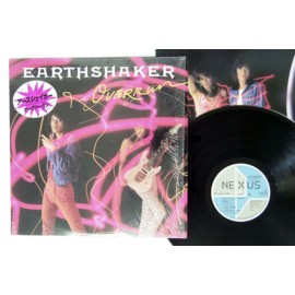 EARTHSHAKER  OVERRUN LP Japan SHRINK VINYL