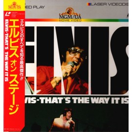 ELVIES PRESLEY That's The Way It Is LASERDISC 12" JAPAN OBI - 1984