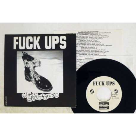 FUCK UPS  WHITE CHRISTMAS SINGLE 7" GERMAN VINYL